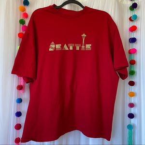 ADIDAS vintage Seattle mens XL tee